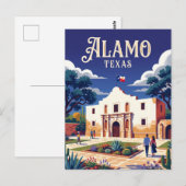 Alamo USA Briefkaart (Voorkant / Achterkant)