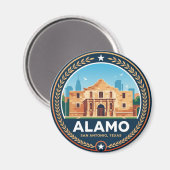 Alamo USA Magneet (Voorkant / Achterkant)