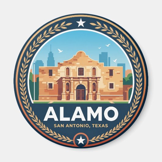 Alamo USA Magneet (Voorkant)
