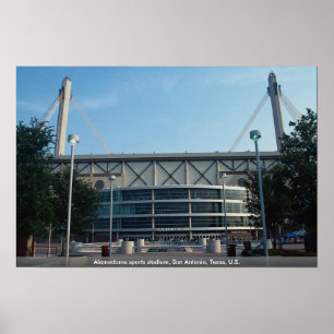 Alamodome Sport stadion, San Antonio, Texas, VS Poster