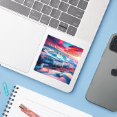 Alamogordo New Mexico 3 inch Vinyl Sticker (Laptop met iPhone)