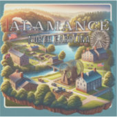 Alamogordo New Mexico 3 inch Vinyl Sticker (Voorkant)