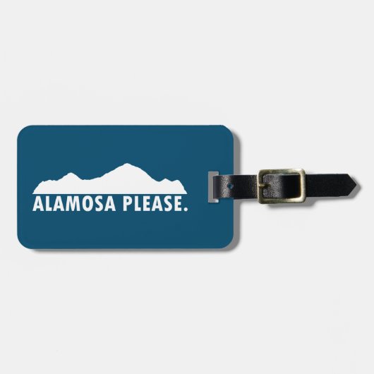 Alamosa Colorado alstublieft Bagagelabel (Voorkant horizontaal)