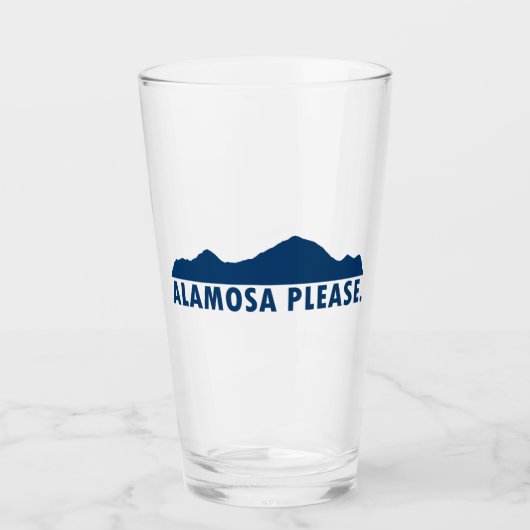 Alamosa Colorado alstublieft Glas (Voorkant)