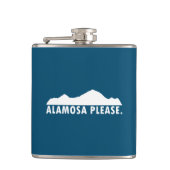Alamosa Colorado alstublieft Heupfles (Voorkant)