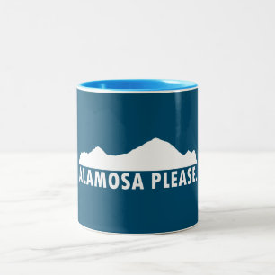 Alamosa Colorado alstublieft Tweekleurige Koffiemok