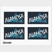 Alamosa Colorado Bergen Rechthoekige Sticker (Vel)