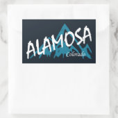 Alamosa Colorado Bergen Rechthoekige Sticker (Tas)