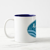 Alamosa Colorado Buiten Tweekleurige Koffiemok (Links)