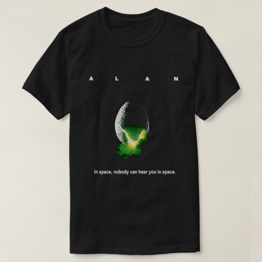 Alan - Alien parody Classic T-Shirt (Design voorkant)