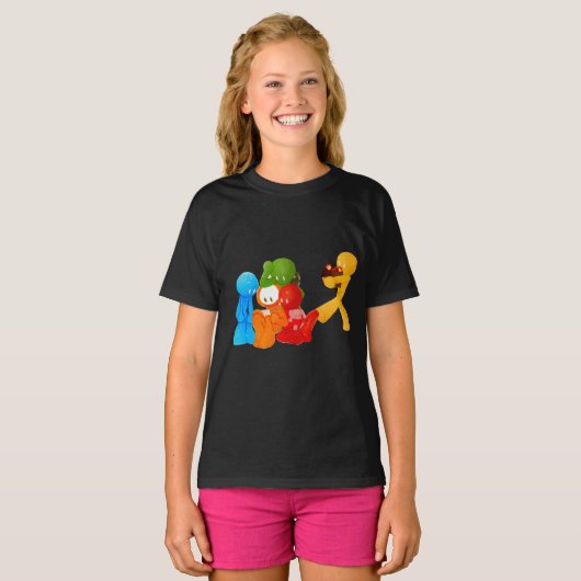 Alan Animation Becker Funny T-shirt (Voorkant volledig)