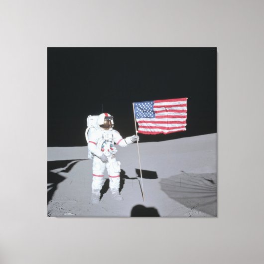 Alan B. Shepard Jr. (Apollo 14) Canvas Afdruk (Voorkant)