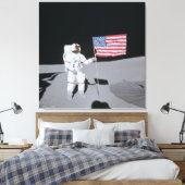 Alan B. Shepard Jr. (Apollo 14) Canvas Afdruk (Insitu (Slaapkamer))