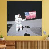 Alan B. Shepard Jr. (Apollo 14) Canvas Afdruk (Insitu (Woonkamer))