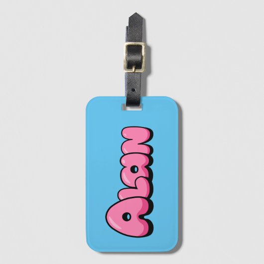 Alan Bagagelabel (Voorkant (verticaal))