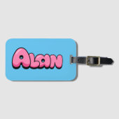 Alan Bagagelabel (Voorkant (horizontaal))