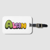 Alan Bagagelabel (Voorkant (horizontaal))