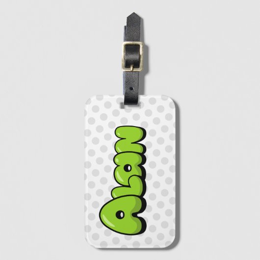 Alan Bagagelabel (Voorkant (verticaal))