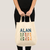 Alan Cute Colorful Tote Bag (Voorkant (product))