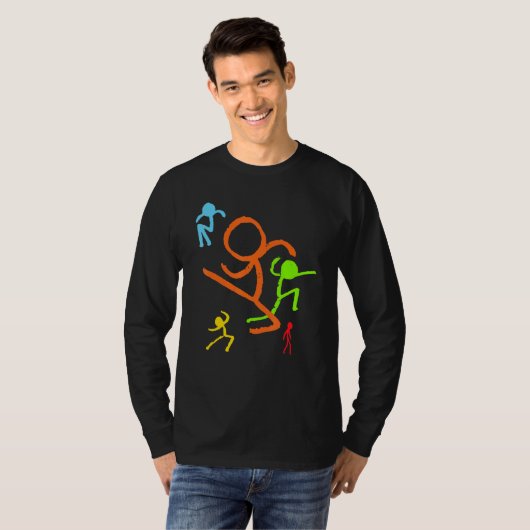 Alan Design Art Becker die games speelt Essential  T-shirt (Voorkant volledig)