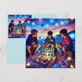 ALAN ~ Gelukkige Verjaardag ~ Verjaardag Jongen ~ (Voorkant / Achterkant)