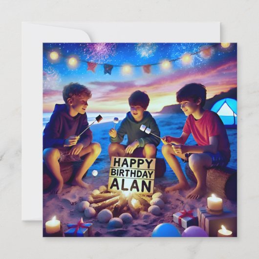 ALAN ~ Gelukkige Verjaardag ~ Verjaardag Jongen ~ (Voorkant)