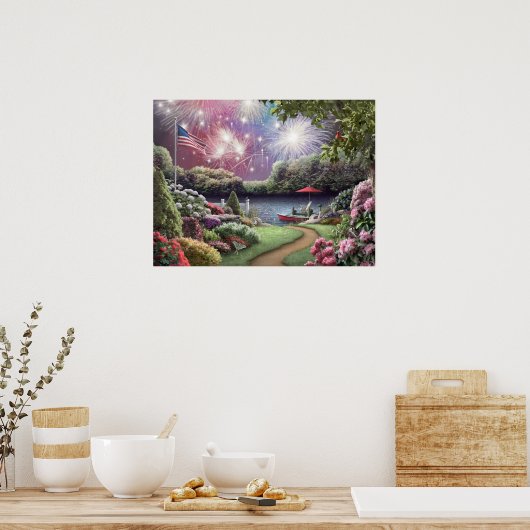 Alan Giana "A Peaceful Celebration" Poster (Keuken)