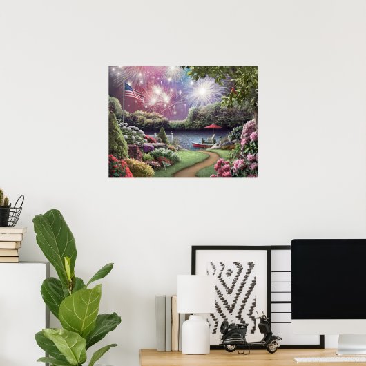 Alan Giana "A Peaceful Celebration" Poster (Thuiskantoor)