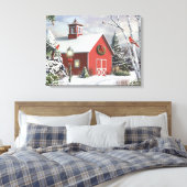 Alan Giana "Als Winter Oproepen" Canvas Print (Insitu (Slaapkamer))