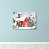 Alan Giana "Als Winter Oproepen" Canvas Print (Insitu (Houten vloer))