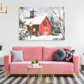 Alan Giana "Als Winter Oproepen" Canvas Print (Insitu (Woonkamer))