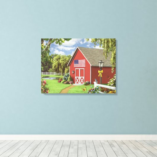 Alan Giana "Altijd herinneren" Canvas Print (Insitu (Houten vloer))
