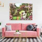 Alan Giana "Angel's Embrace" Canvas Print (Insitu (Woonkamer))
