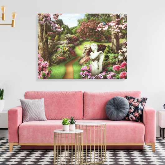Alan Giana "Angel's Embrace" Canvas Print (Insitu (Woonkamer))