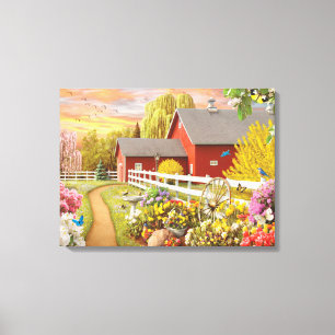 Alan Giana "Awaken 3" Vinyl Fotobehang Canvas Afdruk