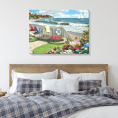 Alan Giana "Beach Days" Canvas Print (Insitu (Slaapkamer))