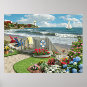 Alan Giana "Beach Days"-Poster Poster