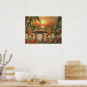 Alan Giana "Beauful as the Sunset"-Poster Poster (Keuken)