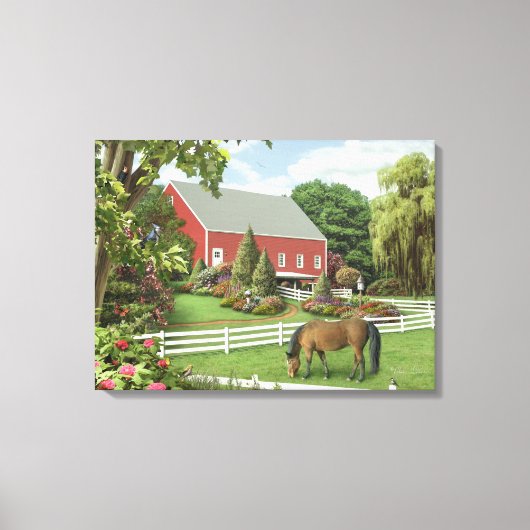 Alan Giana "Bladeren van groen" Canvas Print (Voorkant)