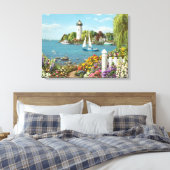 Alan Giana "By the Bay" Canvas Print (Insitu (Slaapkamer))