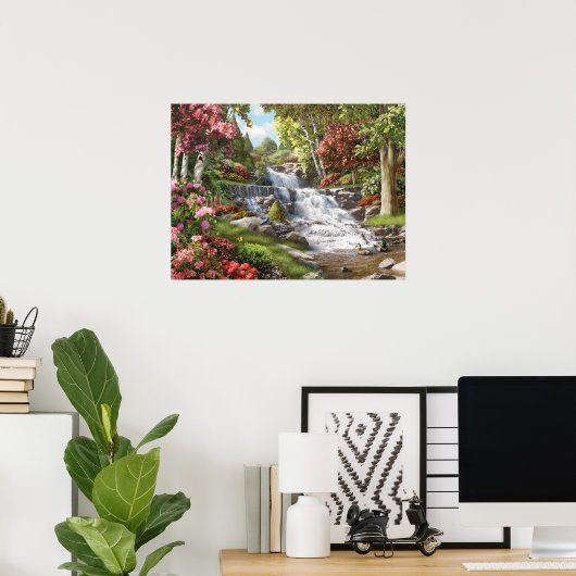 Alan Giana "By the Herfsten" Poster (Thuiskantoor)