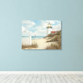 Alan Giana "By the Peaceful Shore" Vinyl Fotobehan Canvas Afdruk (Insitu (Houten vloer))