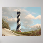 Alan Giana "Cape Hatteras Light"-Poster Poster (Voorkant)