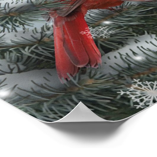 Alan Giana "Cardinaal Light"-Poster Poster (Hoek)