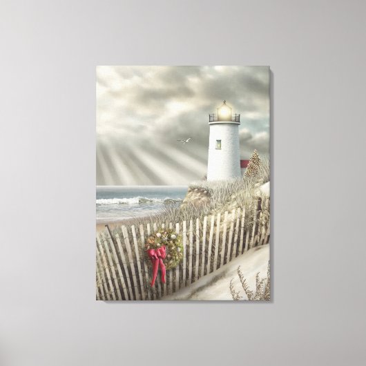Alan Giana "Christmas Shore" Canvas Print (Voorkant)