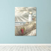 Alan Giana "Christmas Shore" Canvas Print (Insitu (Houten vloer))