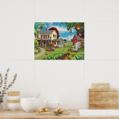 Alan Giana "Country Home" Poster (Keuken)