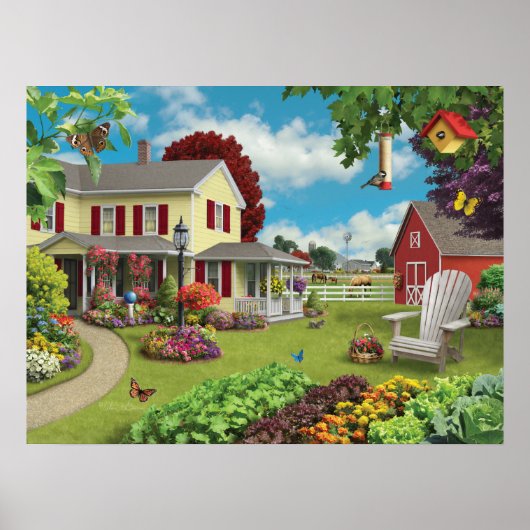 Alan Giana "Country Home" Poster (Voorkant)