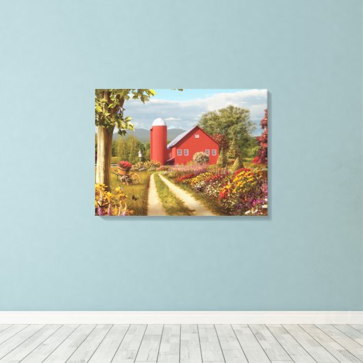 Alan Giana "Countryside Afternoon" Canvas Print (Insitu (Houten vloer))