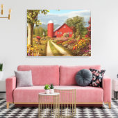Alan Giana "Countryside Afternoon" Canvas Print (Insitu (Woonkamer))